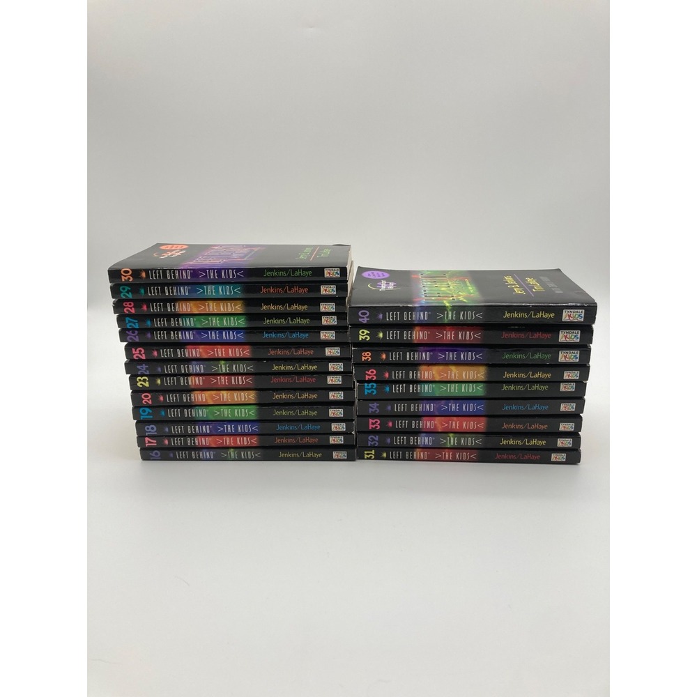 Vintage Left Behind The Kids 22 Book Lot Jerry B Jenkins Tim LaHaye Paperbacks